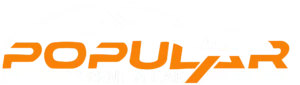 Popular Rent A Car Logo Yellow and White